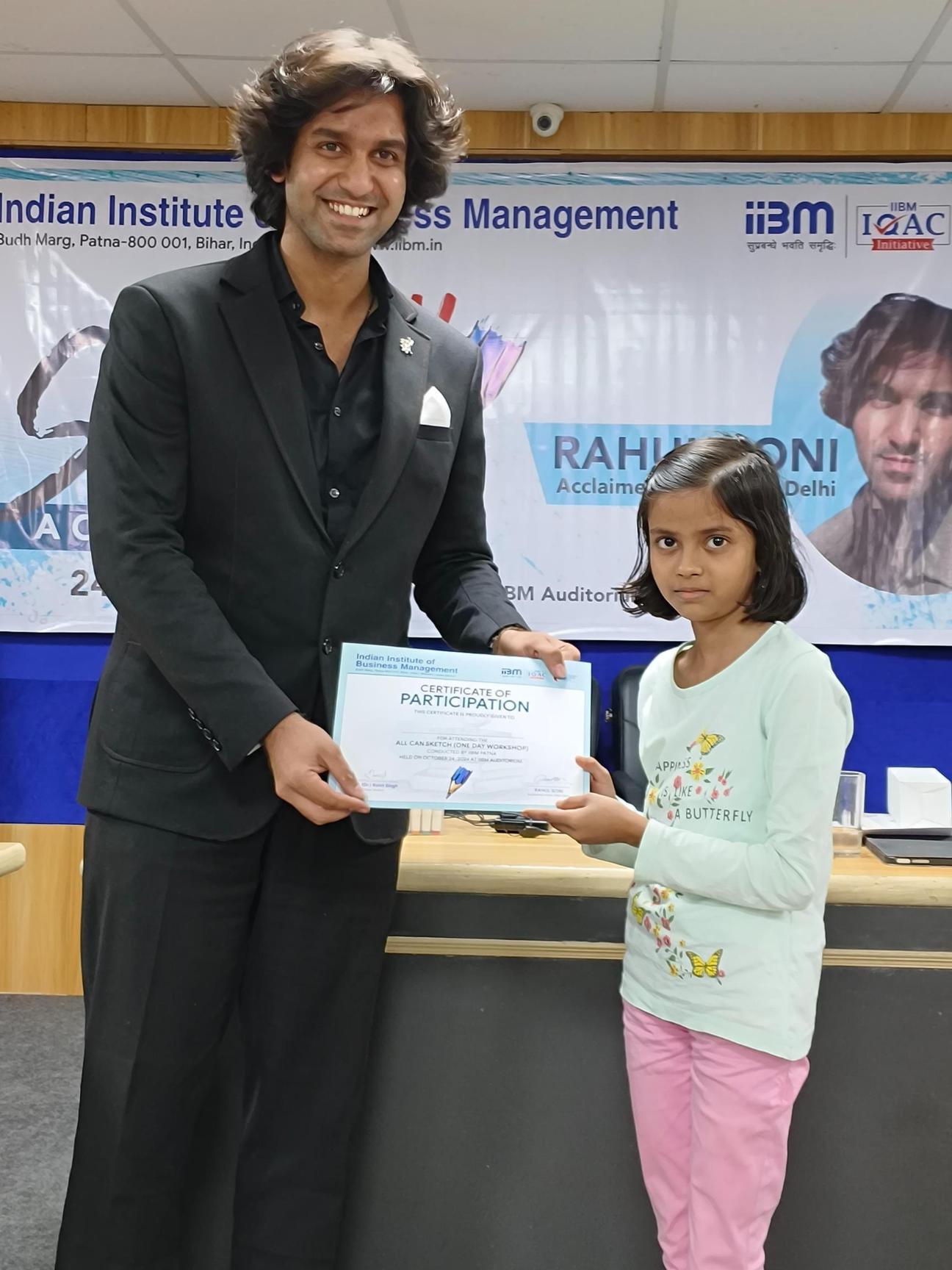 Rahul Soni Conducts “All Can Sketch” Workshop for PGDM, BBA, BCA & MAMC Students at IIBM and ZHI Patna